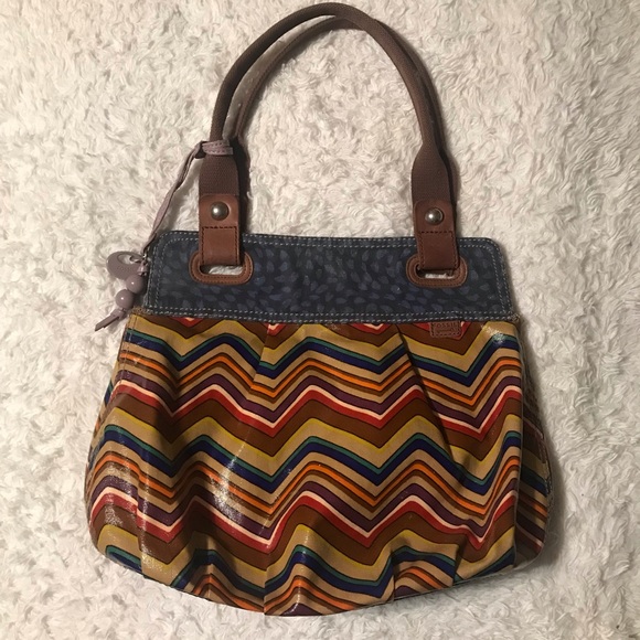Fossil Key-Per Shoulder Purse - Picture 4 of 11